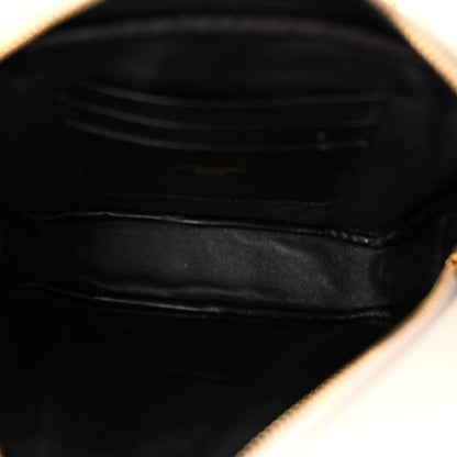 Saint Laurent Grain De Poudre Matelasse Monogram Mini Lou Camera Bag Crema Soft 5 of 10