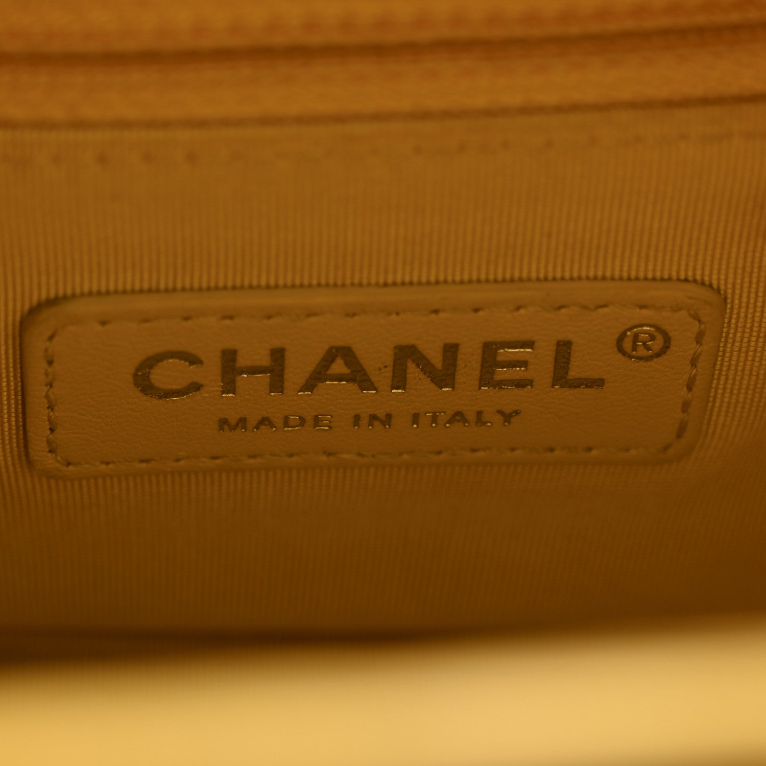 Chanel Patent Goatskin Quilted Small Gabrielle Hobo Yellow 6 of 12