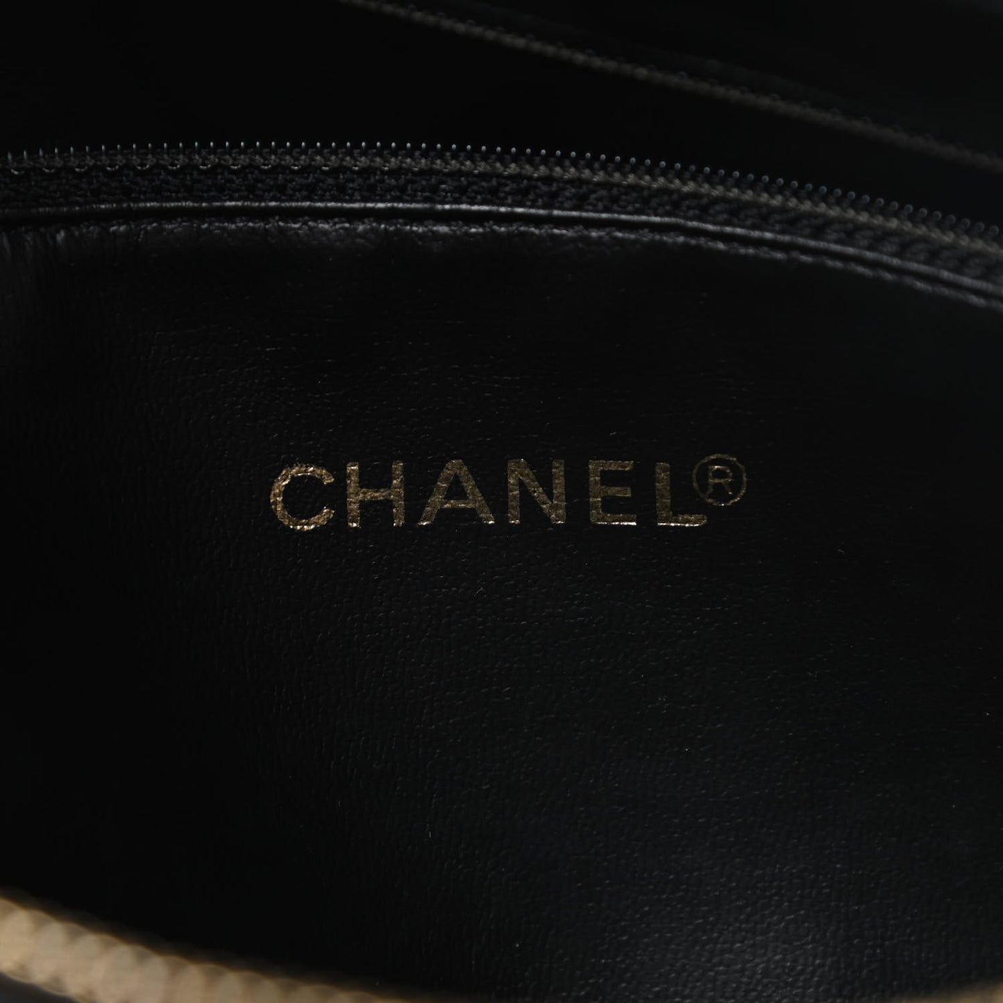 Caviar Flap Shoulder Bag Black