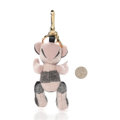 Burberry Cashmere House Check Colours Thomas Bear Bag Charm Ash Rose 2 of 3