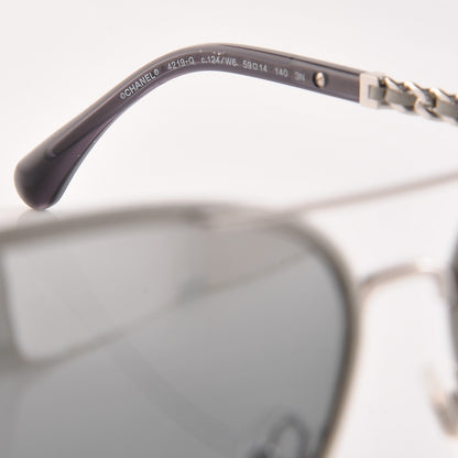 Chanel Pilot Winter Sunglasses 4219-Q Grey 6 of 7