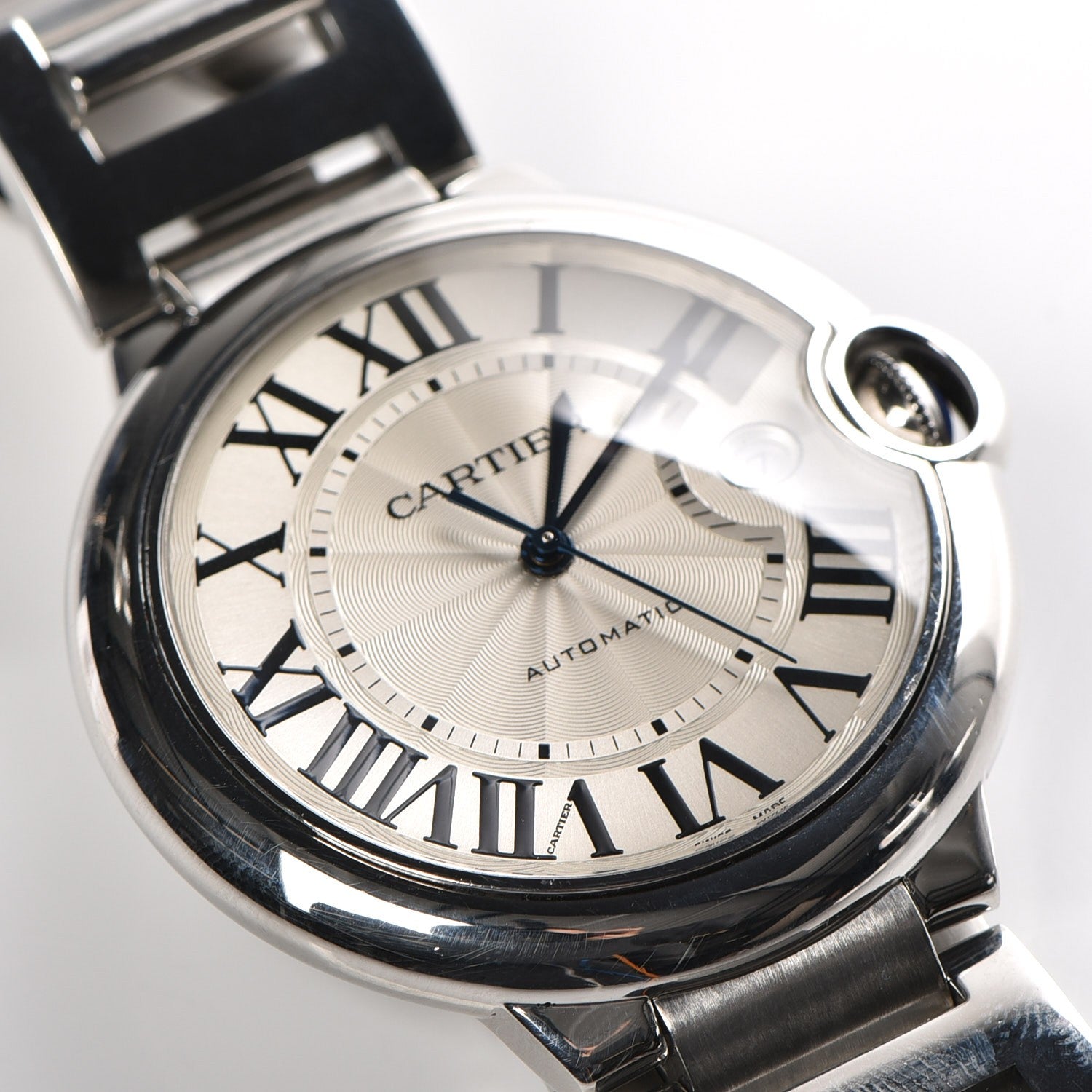 Cartier Stainless Steel 42mm Ballon Bleu De Automatic Watch 8 of 9