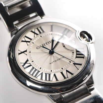 Cartier Stainless Steel 42mm Ballon Bleu De Automatic Watch 8 of 9