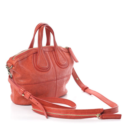 Givenchy Sugar Goatskin Micro Nightingale Red 3 of 10