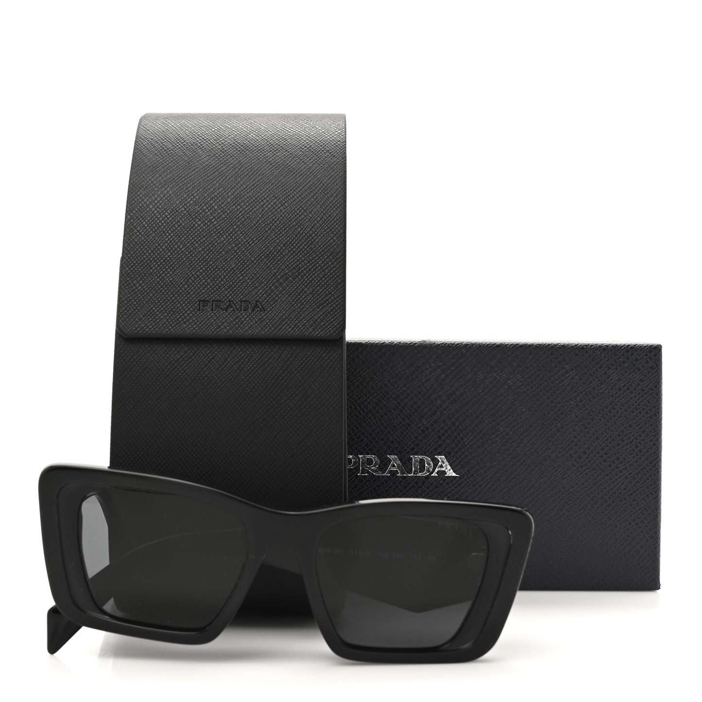Acetate Symbole Sunglasses SPR 08Y Black