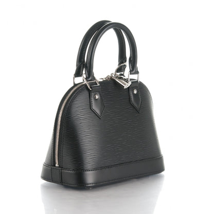 Louis Vuitton Epi Alma BB Black 3 of 7