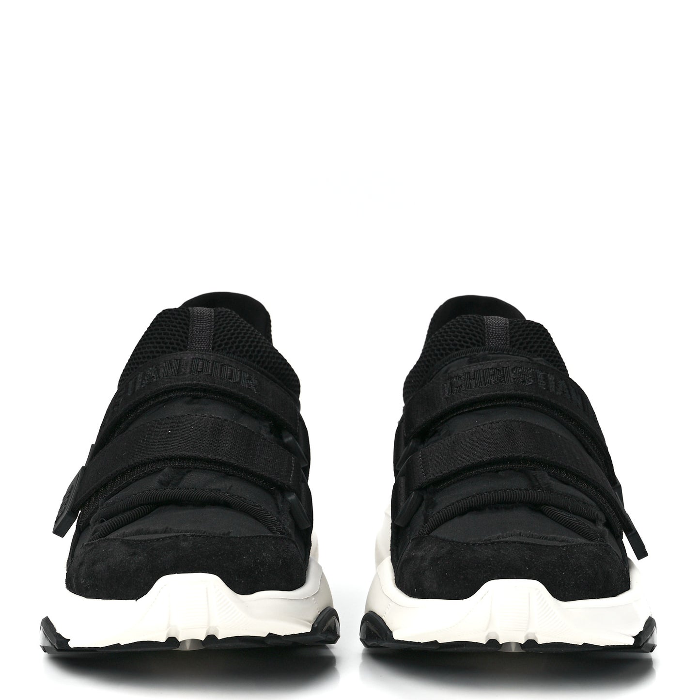 Technical Fabric Nylon Camouflage Womens D-Wander Sneakers 39 Black