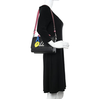 Louis Vuitton Epi Twist Short Handle Shoulder Bag Black Rose 2 of 15