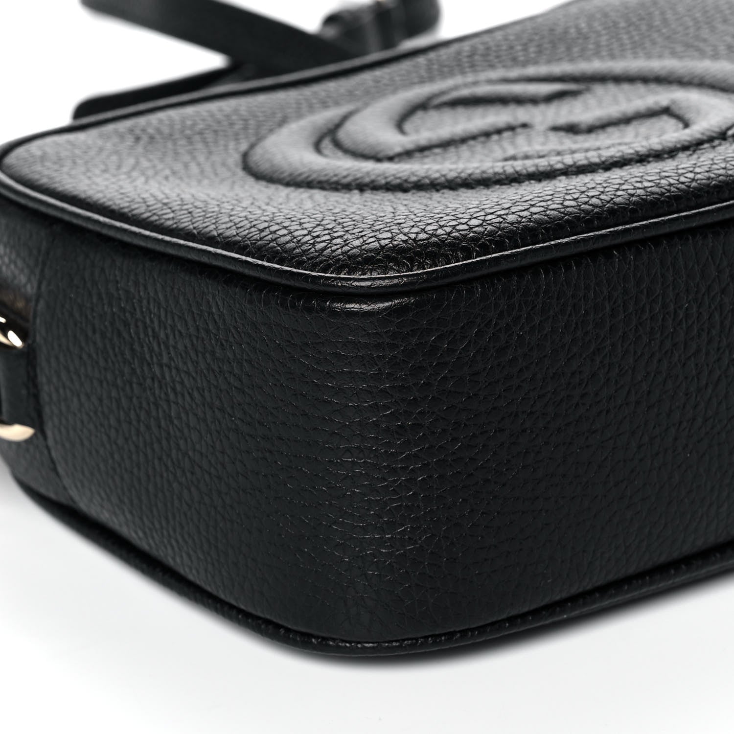 Gucci Pebbled Calfskin Small Soho Disco Bag Black 10 of 12