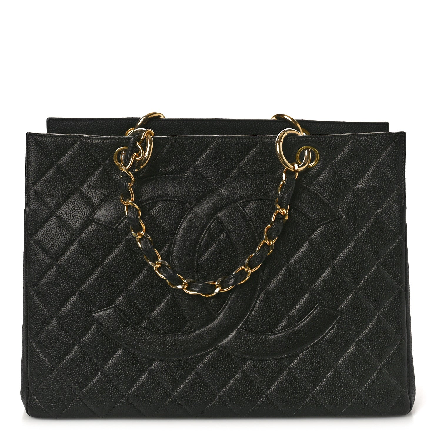 Chanel Caviar Quilted Grand Timeless Tote GTT Black 2 of 12