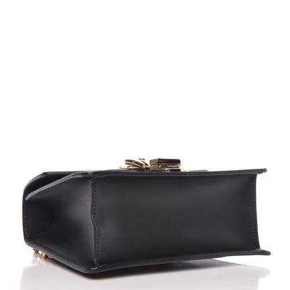 Gucci Calfskin Mini Sylvie Chain Shoulder Bag Black 5 of 8