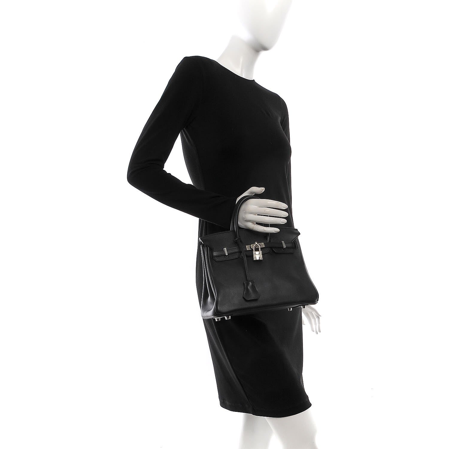 Hermes Swift Birkin 25 Black 2 of 34