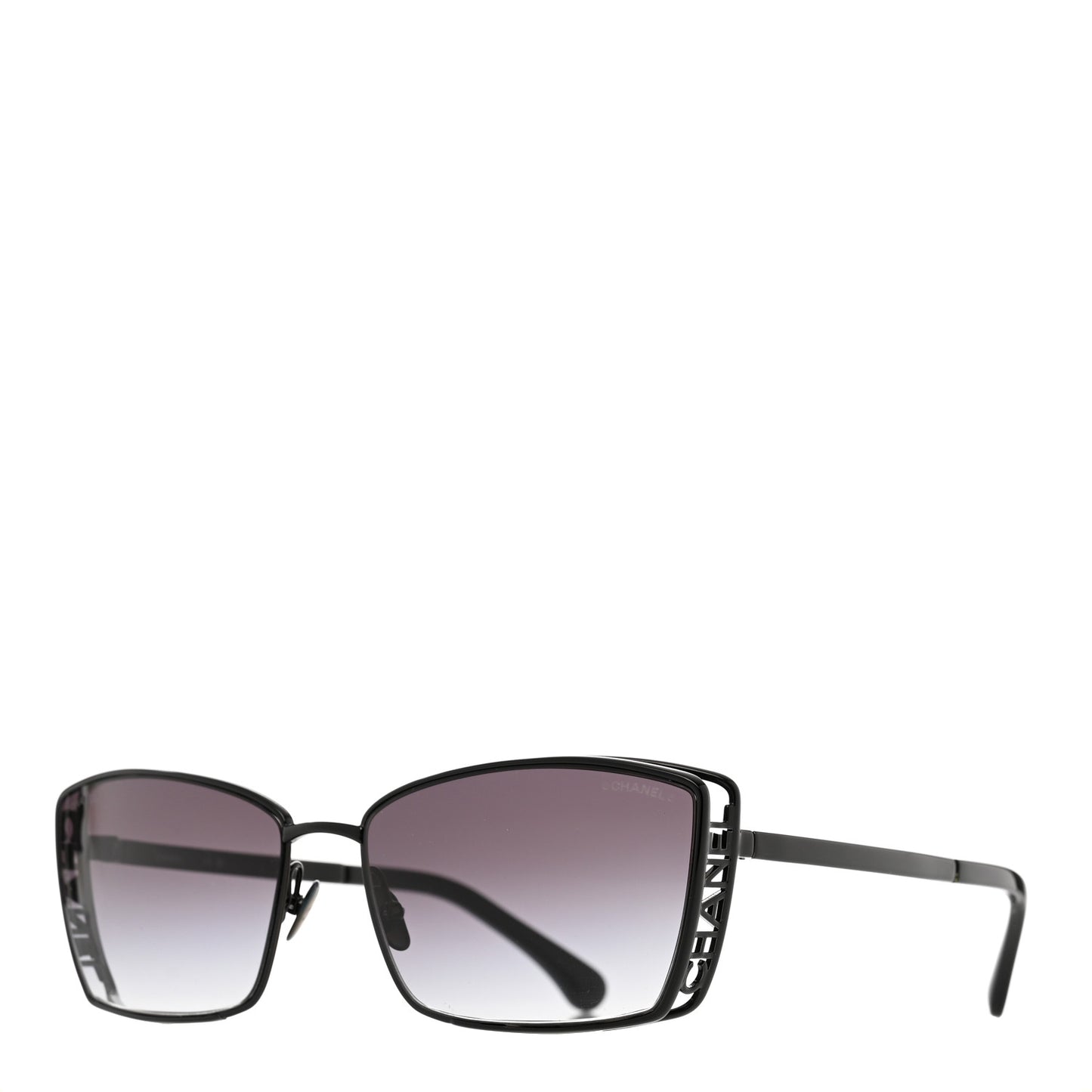 Metal Logo Sunglasses 71542 Black