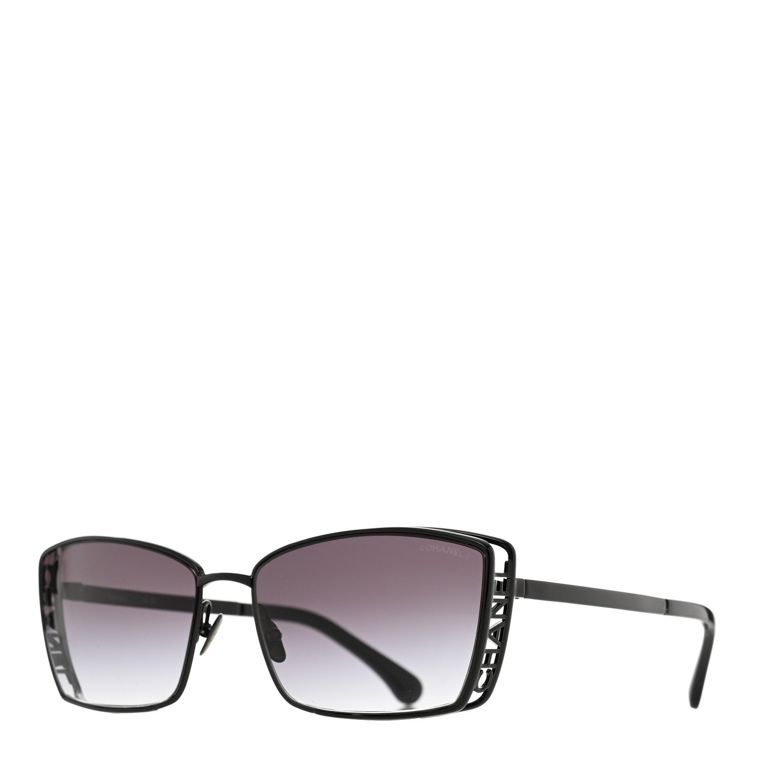 Chanel Metal Logo Sunglasses 71542 Black 1 of 6