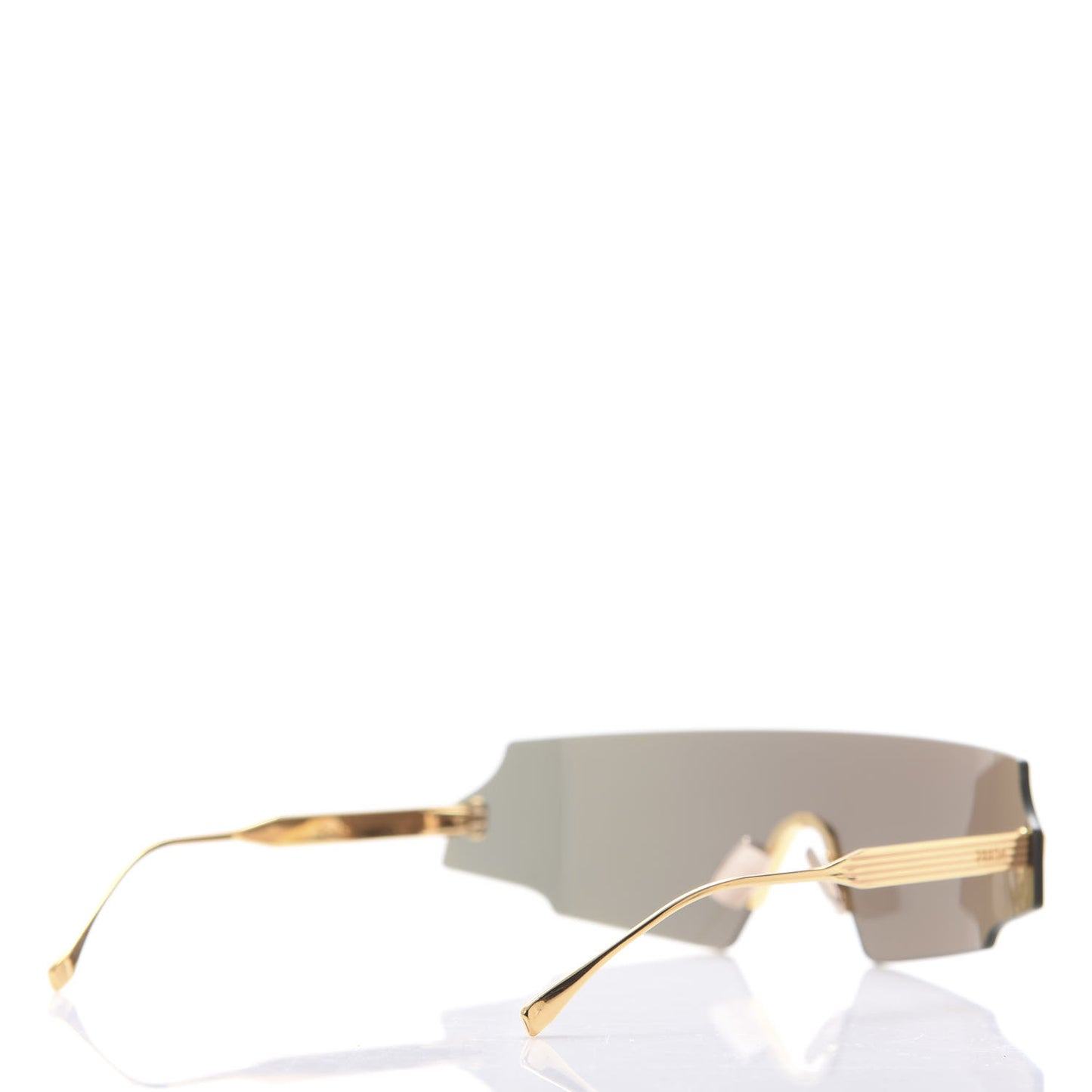 Mirrored Forceful Shield Sunglasses FF 0440/S Yellow