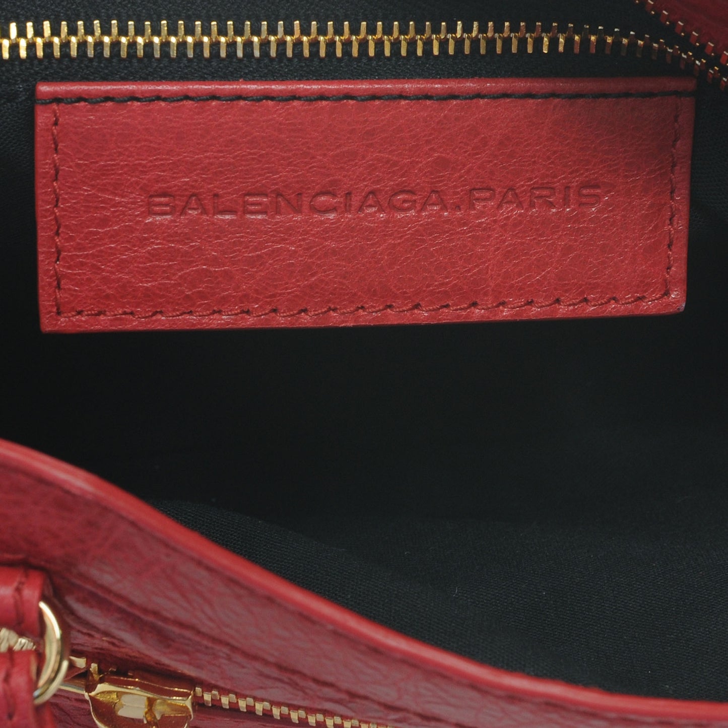 Agneau Giant 12 Gold Hardware Mini City Rouge Cardinal
