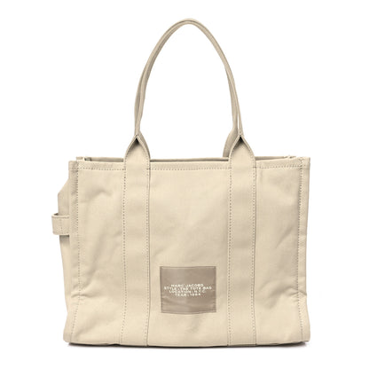 Marc Jacobs Cotton Canvas Large The Tote Bag Beige 1 of 11
