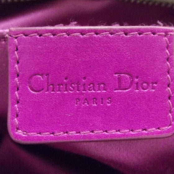 Christian Dior Satin Ballet Evening Bag Silver 8 of 9