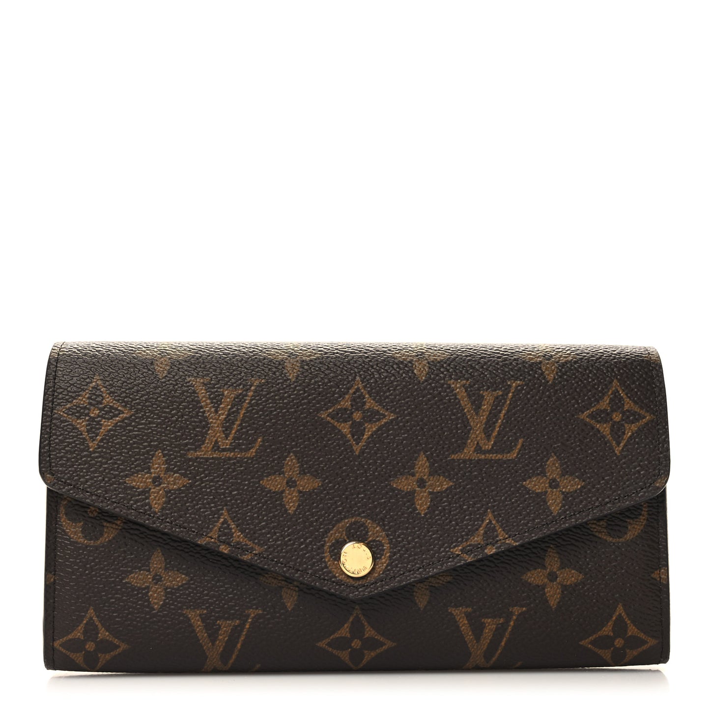 Monogram Sarah Wallet NM Coquelicot