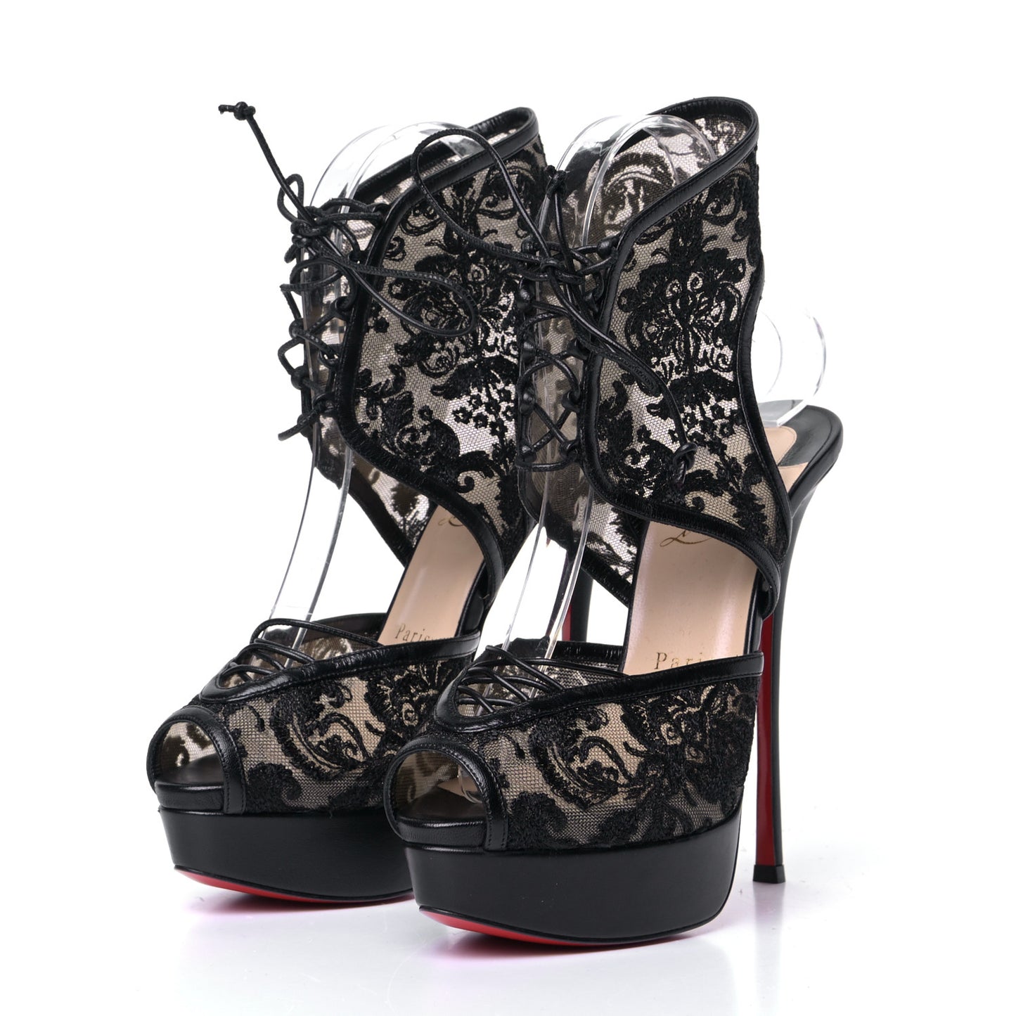 Dentelle Lurex Jose Altafine 150 Bootie 36.5 Black