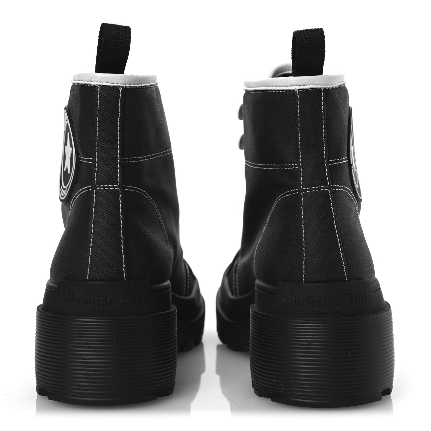 Christian Dior Technical Fabric D-Rise 35mm Boots 37 Black 6 of 12