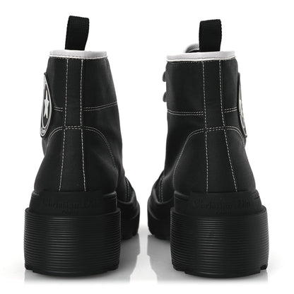 Christian Dior Technical Fabric D-Rise 35mm Boots 37 Black 6 of 12