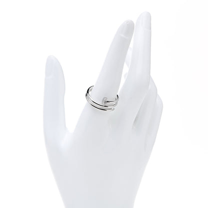 Cartier 18K White Gold Diamond Double Wrap Juste Un Clou Ring 60 9 2 of 8