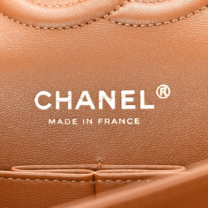 Chanel Lambskin Quilted Medium Double Flap Brown 6 of 11