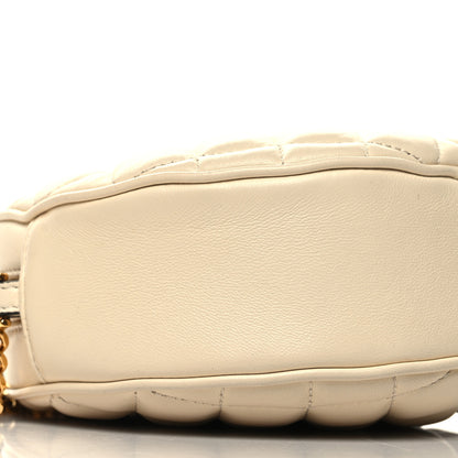 Versace Nappa Quilted La Medusa Round Camera Bag White 8 of 13