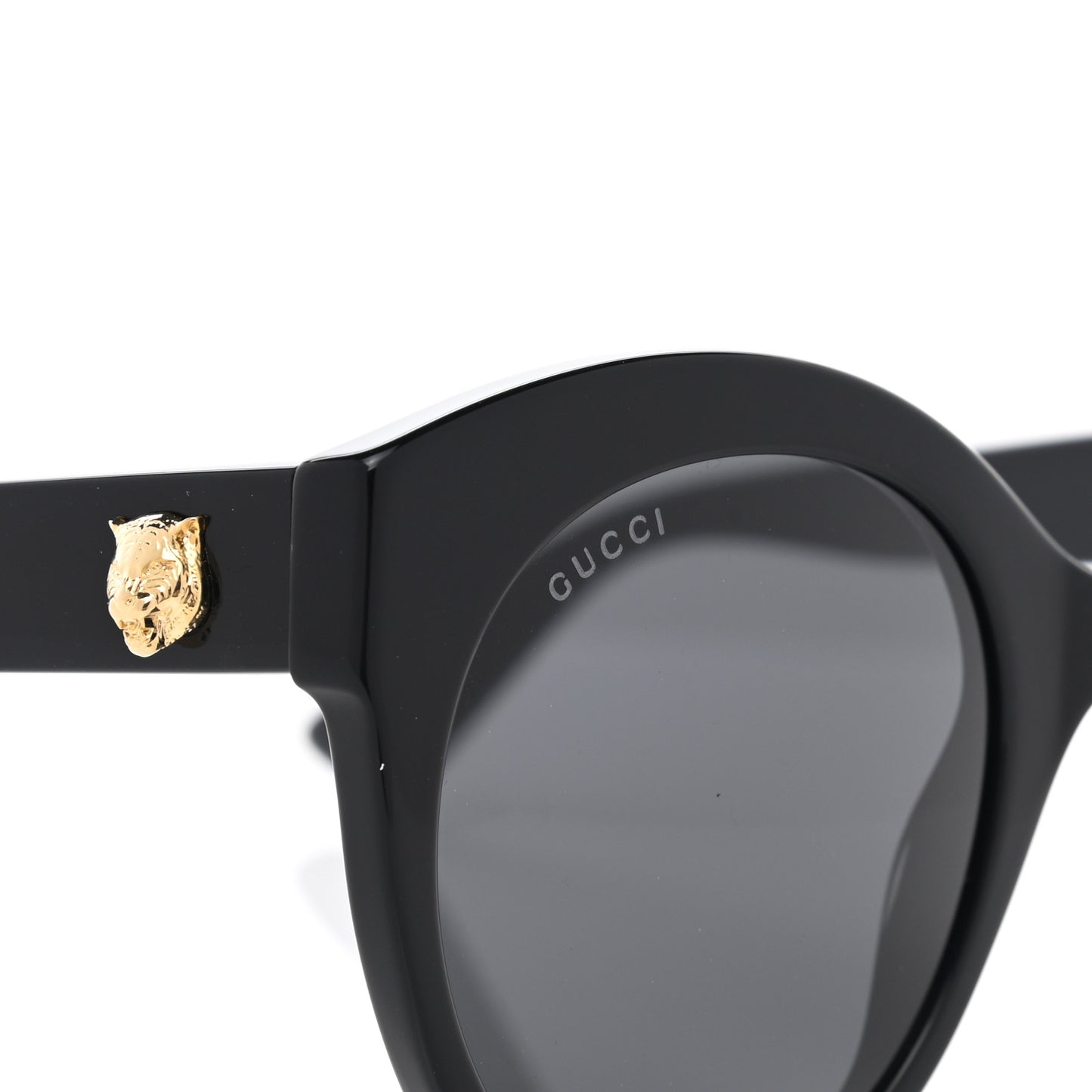Round GG Sunglasses GG0028S Black