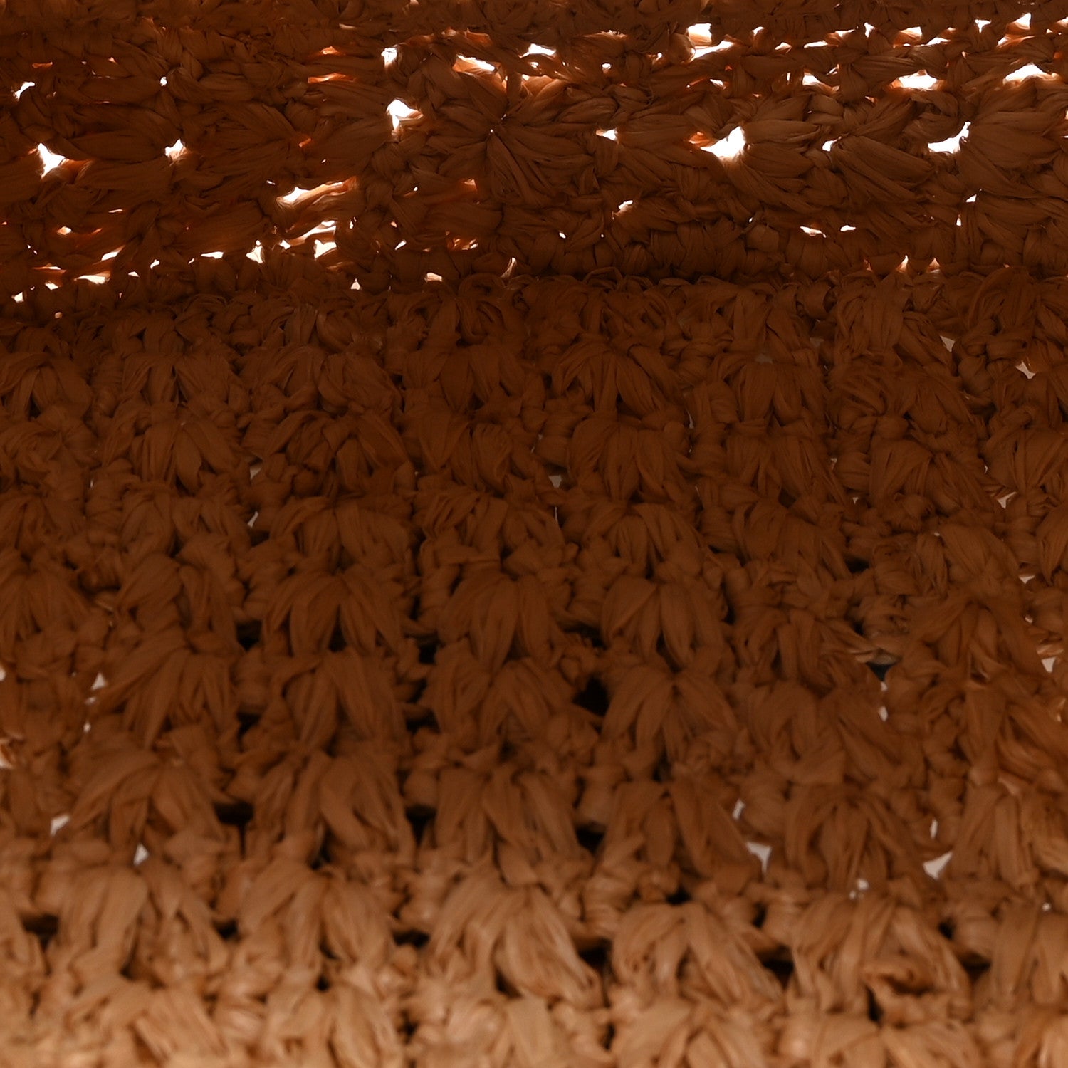 Celine Raffia Calfskin Triomphe Panier Hobo Bag Natural Tan 5 of 9