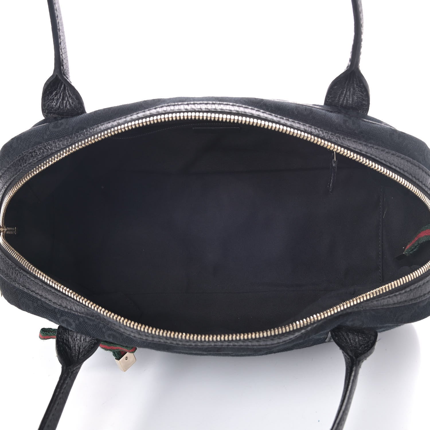 Gucci Monogram Small Princy Satchel Black 4 of 7
