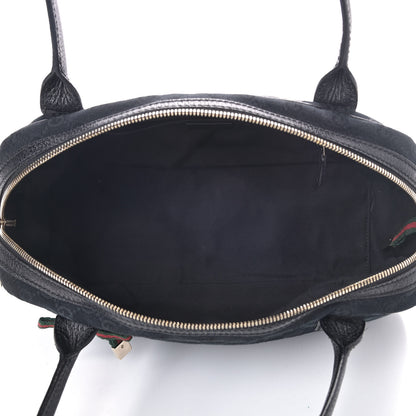 Gucci Monogram Small Princy Satchel Black 4 of 7