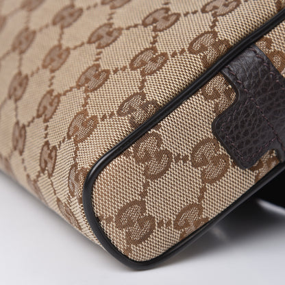 Gucci Monogram Belt Bag Dark Brown 9 of 10
