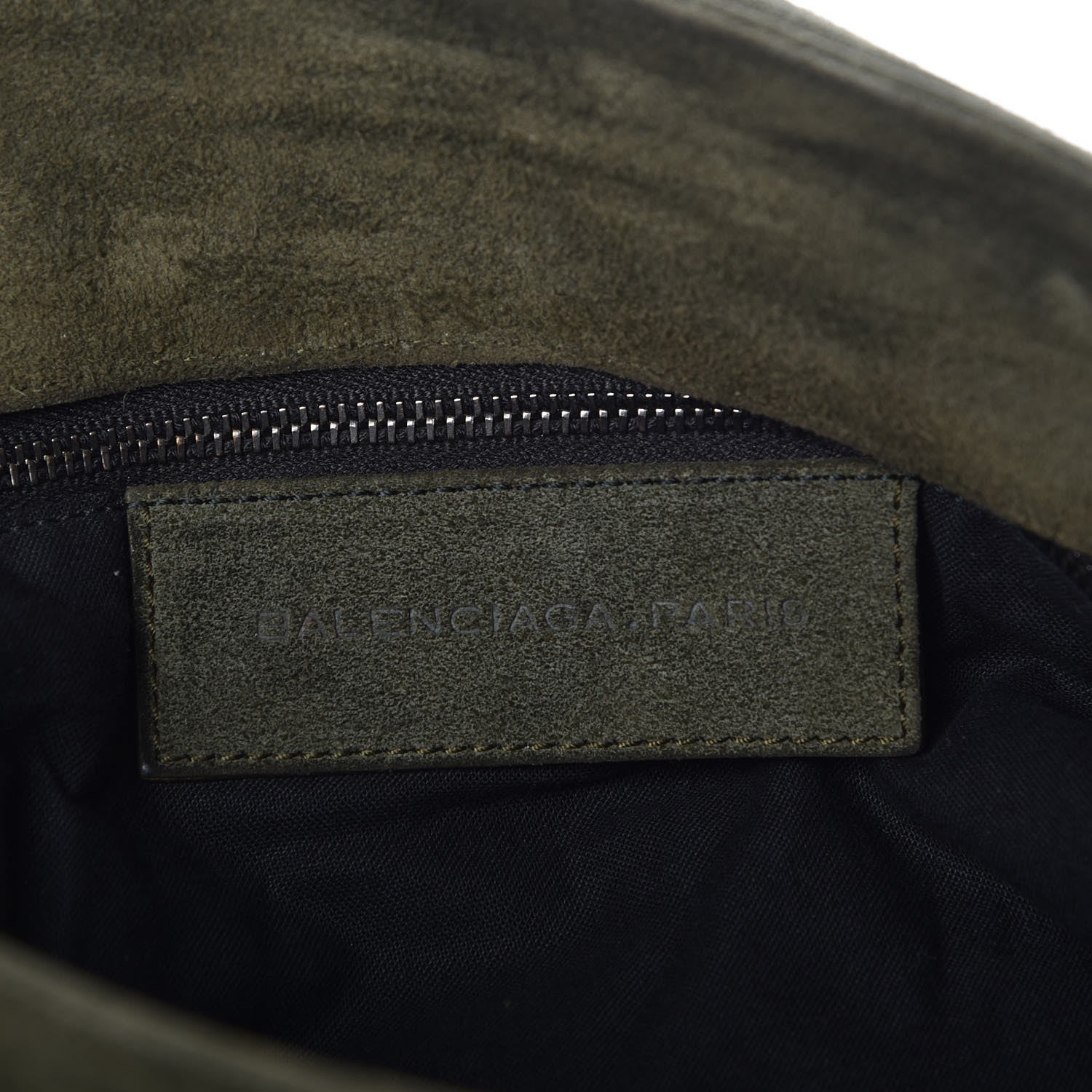 Balenciaga Suede Baby Daim Folk Messenger Green 6 of 10