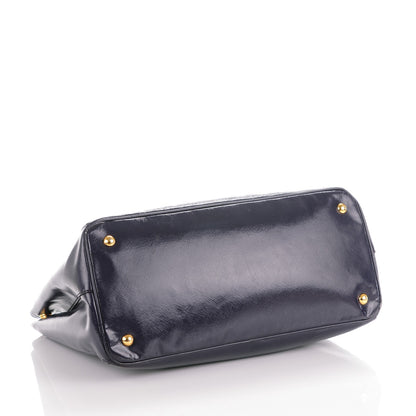 Prada Saffiano Vernice Large Tote Uva 4 of 9