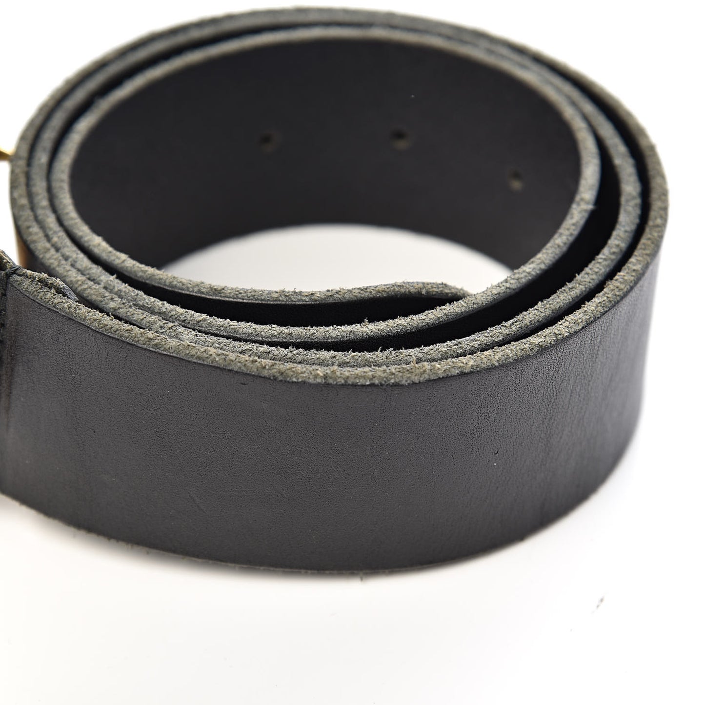 Faded Calfskin Double G 40mm Belt 85 34 Black