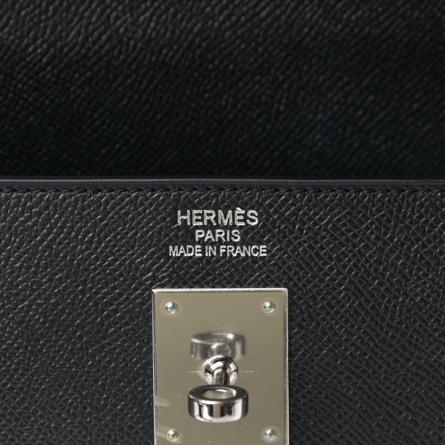 Hermes Epsom Kelly Sellier 40 Black 6 of 11