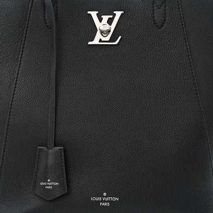 Louis Vuitton Calfskin Lockme Cabas Black 8 of 13