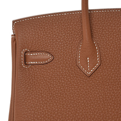 Hermes Togo Birkin 25 Gold 28 of 34