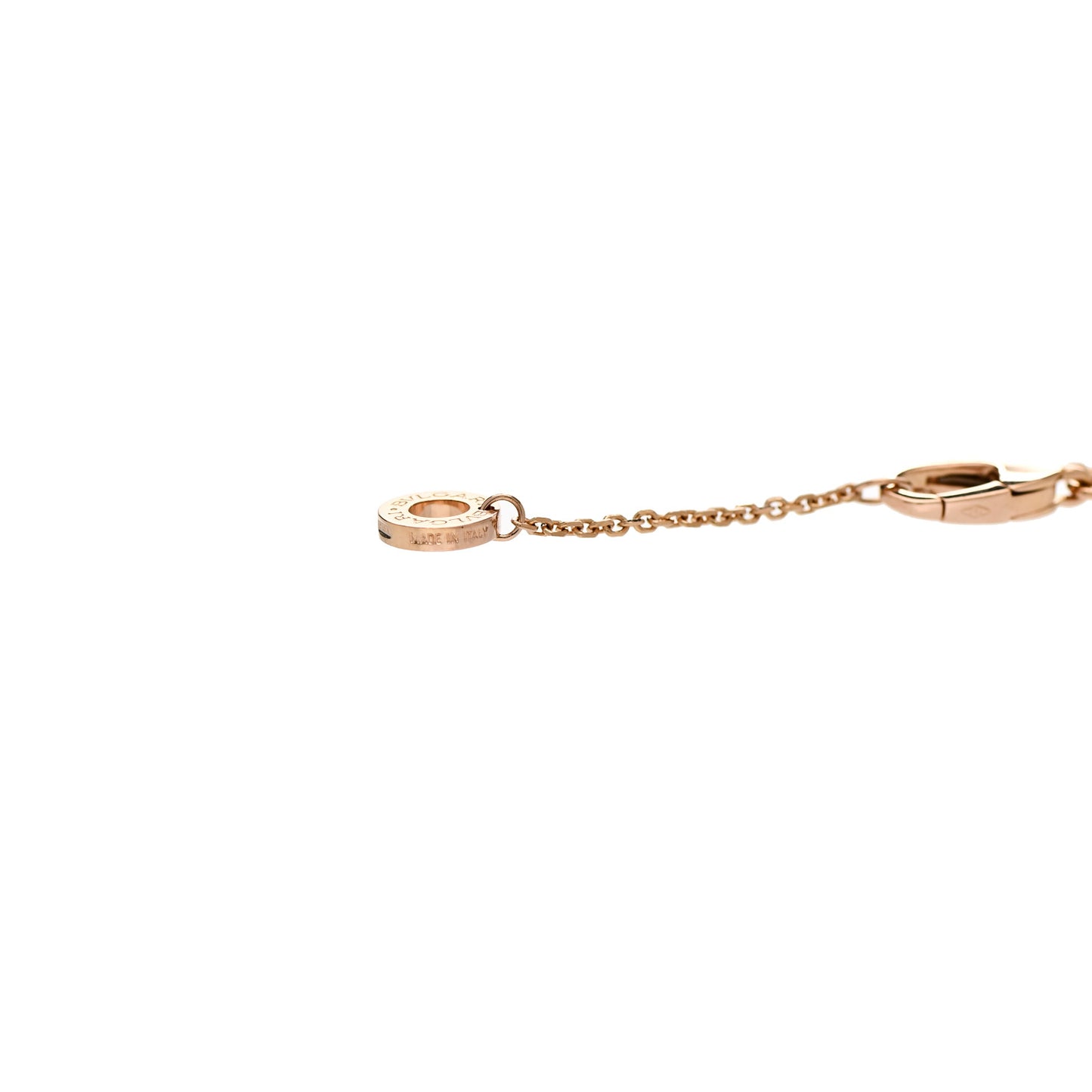 18K Rose Gold Diamond Mother of Pearl Small Divas' Dream Pendant Necklace