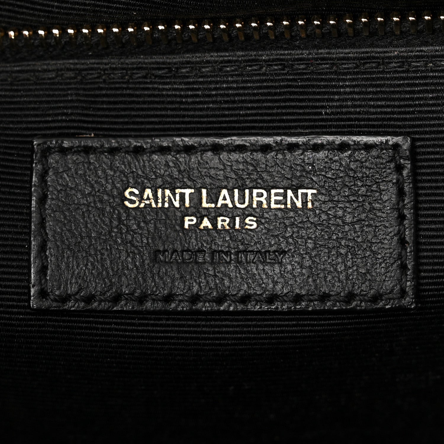 Saint Laurent Grain De Poudre Textured Mixed Matelasse Large Triquilt Monogram Satchel Black 6 of 16