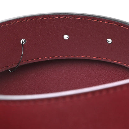 Gucci Calfskin Zumi 30mm Belt 85 34 Vintage Bordeaux 4 of 4