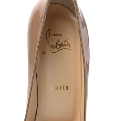 Christian Louboutin Patent New Simple 120 Pumps 38 Nude 7 of 8