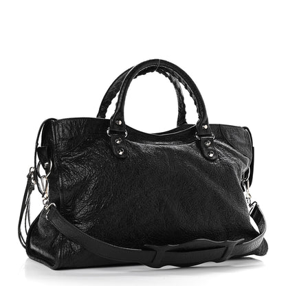 Balenciaga Agneau Classic Silver Hardware City Black 3 of 10