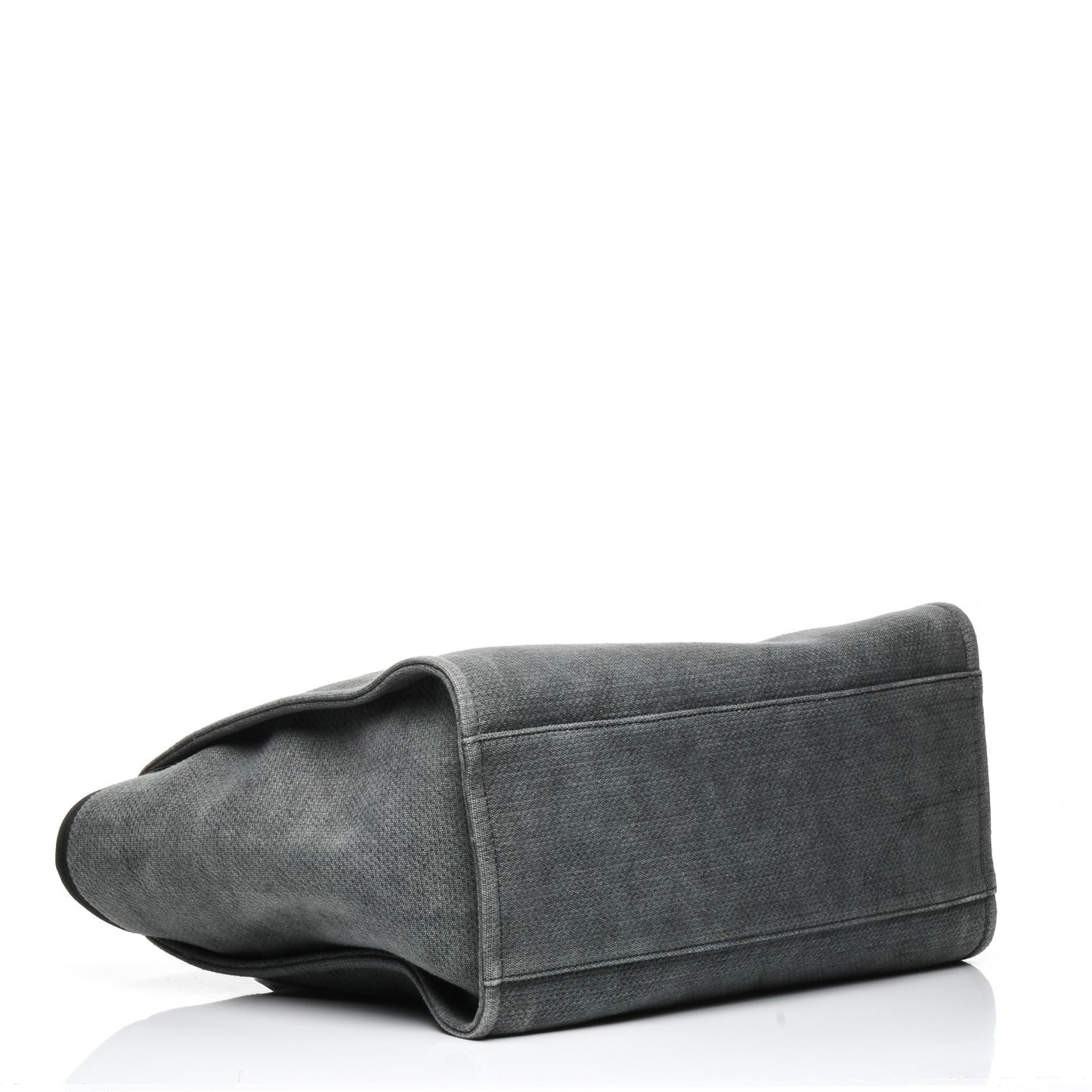 Canvas Large Deauville Tote Dark Grey