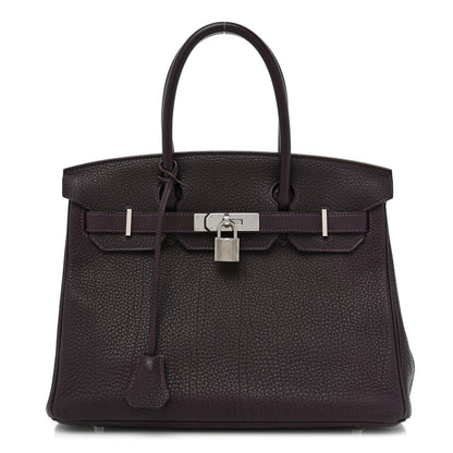 Hermes Togo BIRKIN 30 Raisin 1 of 14