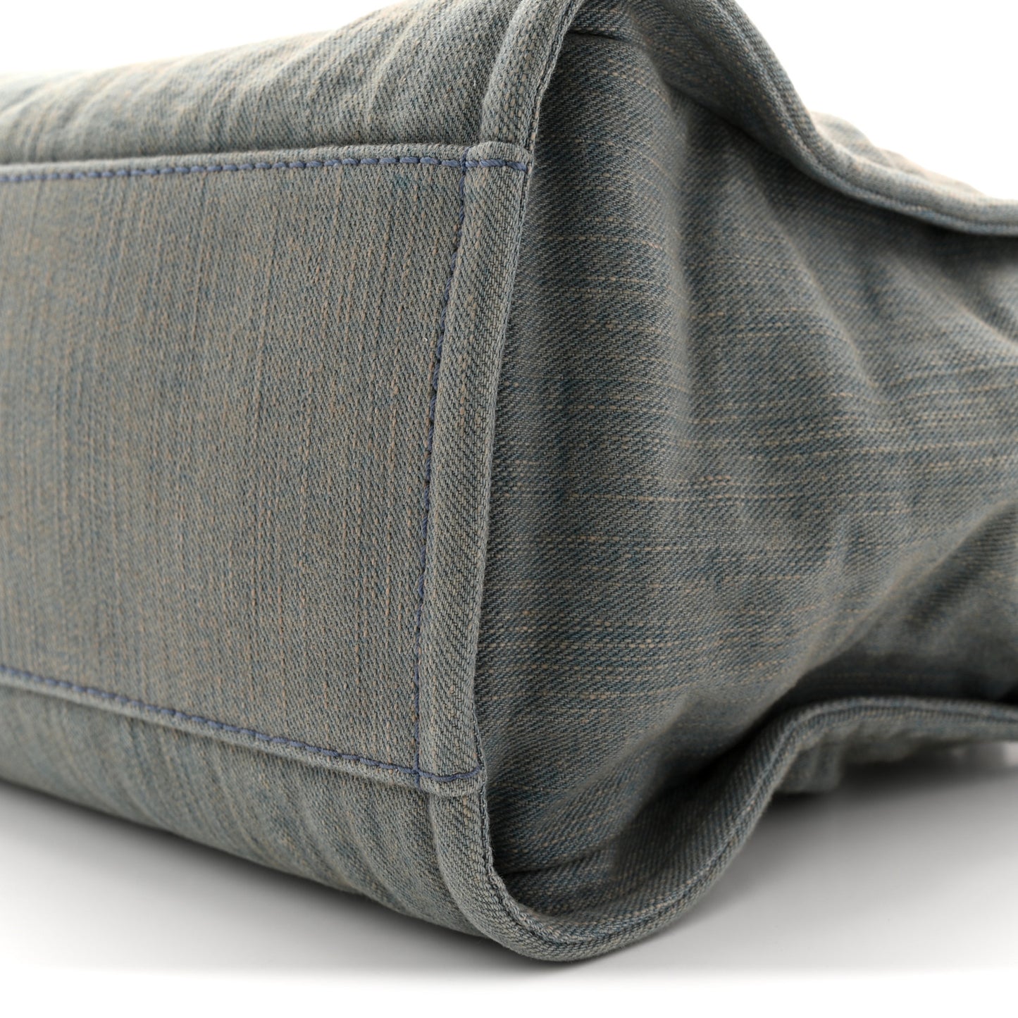 Denim Small Deauville Tote Light Blue