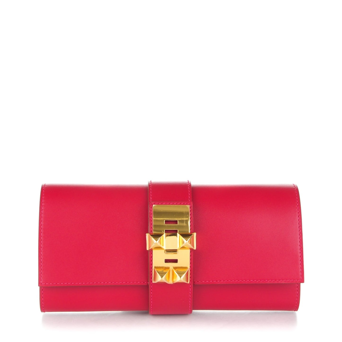 Tadelakt Medor 23 Clutch Rouge Vif