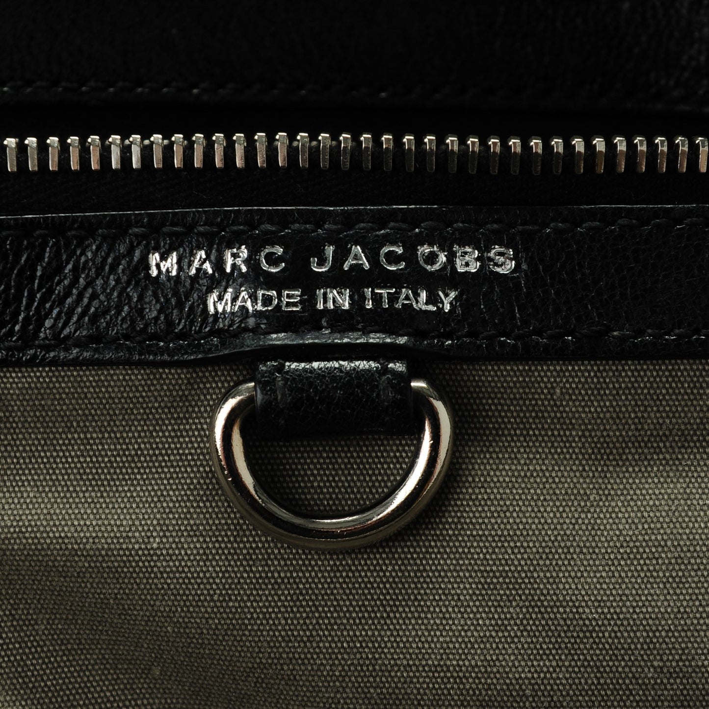 Lacquered Goatskin Quilted Karlie Satchel Black